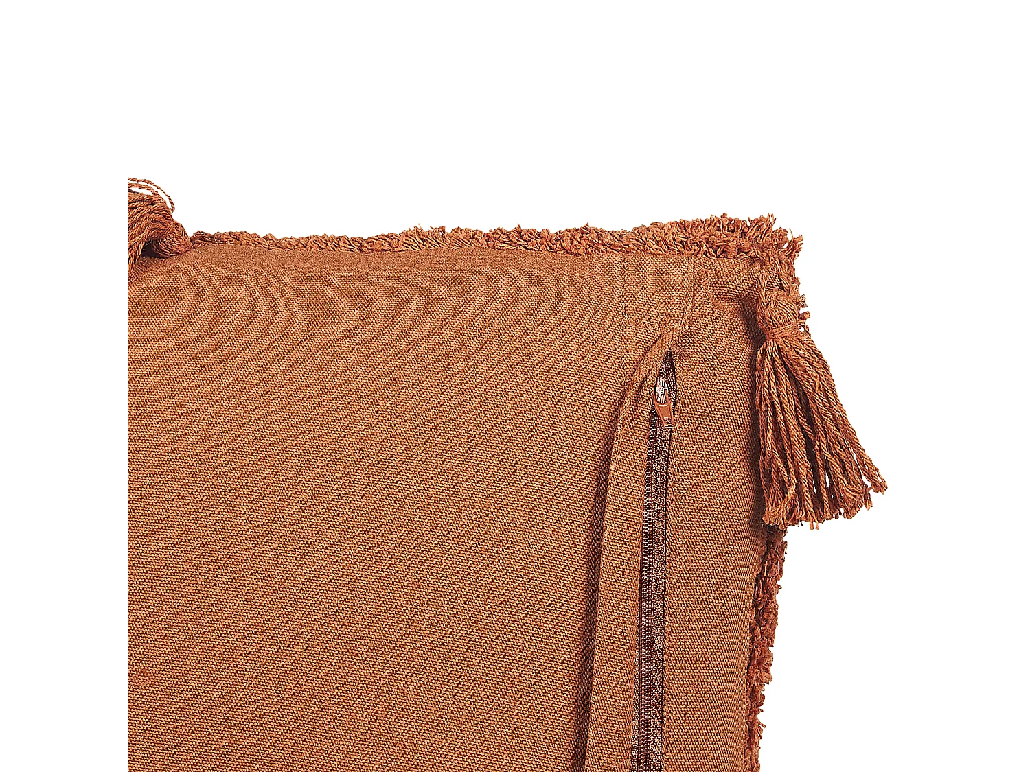 Set van 2 decoratieve kussens AVIUM Katoen 45 x 45 cm Oranje Geometrisch patroon