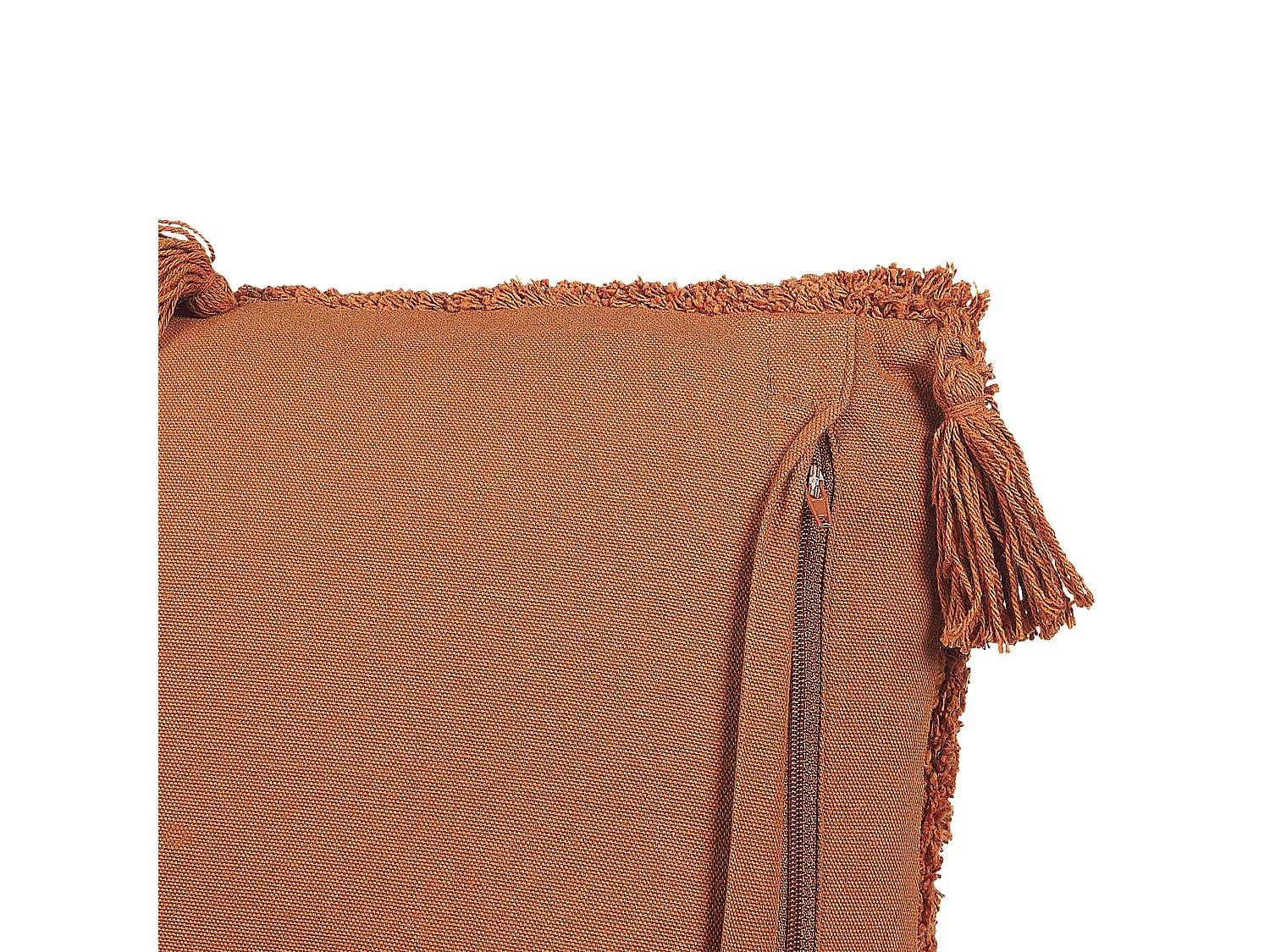 Sierkussen AVIUM Katoen 45 x 45 cm Oranje Geometrisch patroon