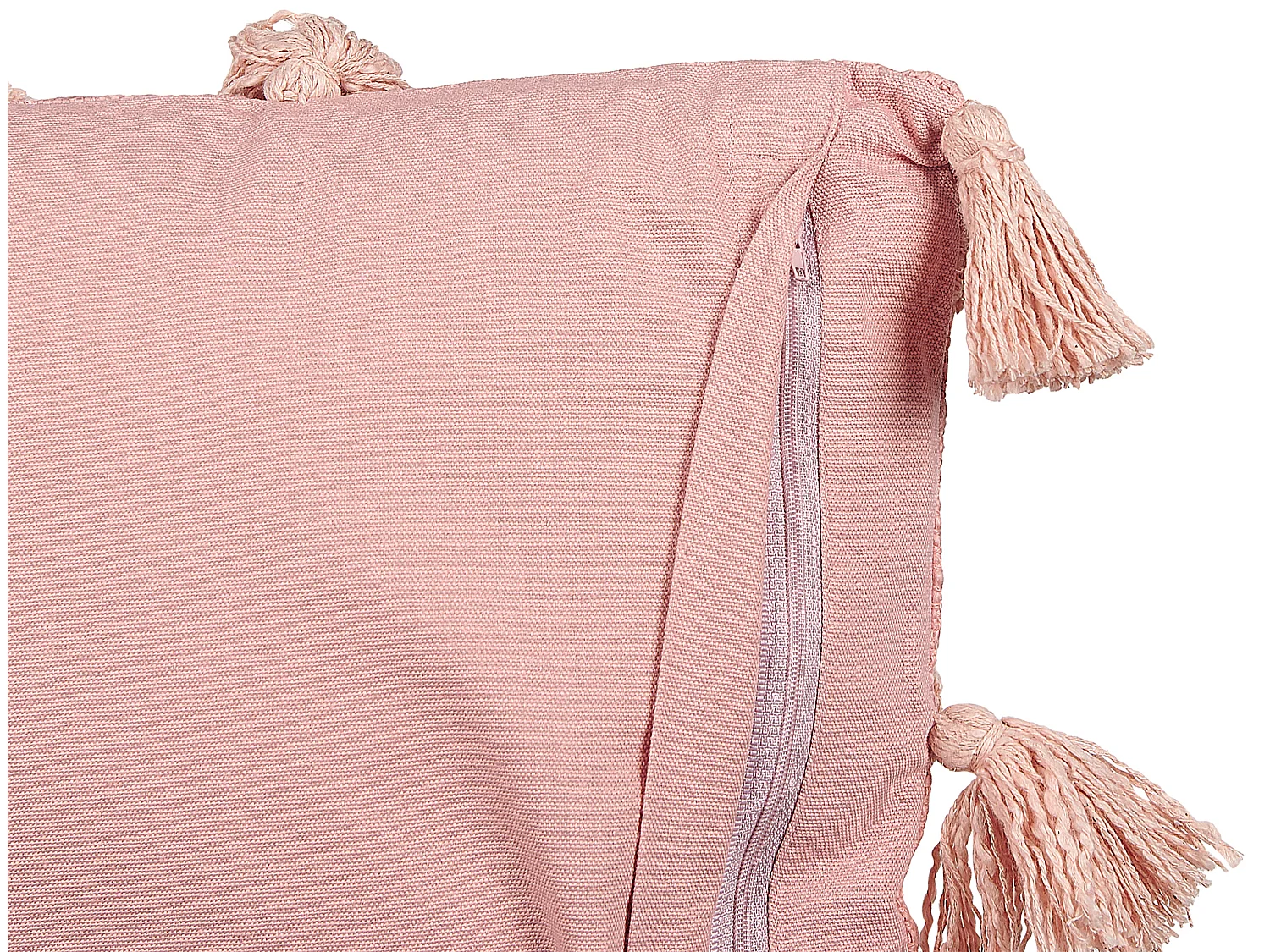 Cojín decorativo TORENIA Algodón 45 x 45 cm Rosa Patrón geométrico