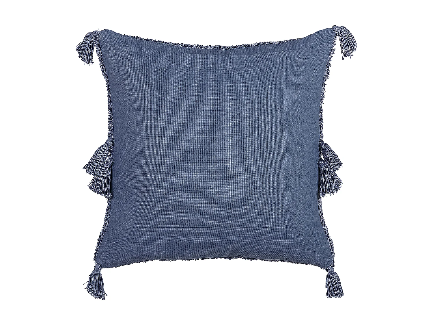 Set van 2 decoratieve kussens AVIUM Katoen 45 x 45 cm Blauw Geometrisch patroon