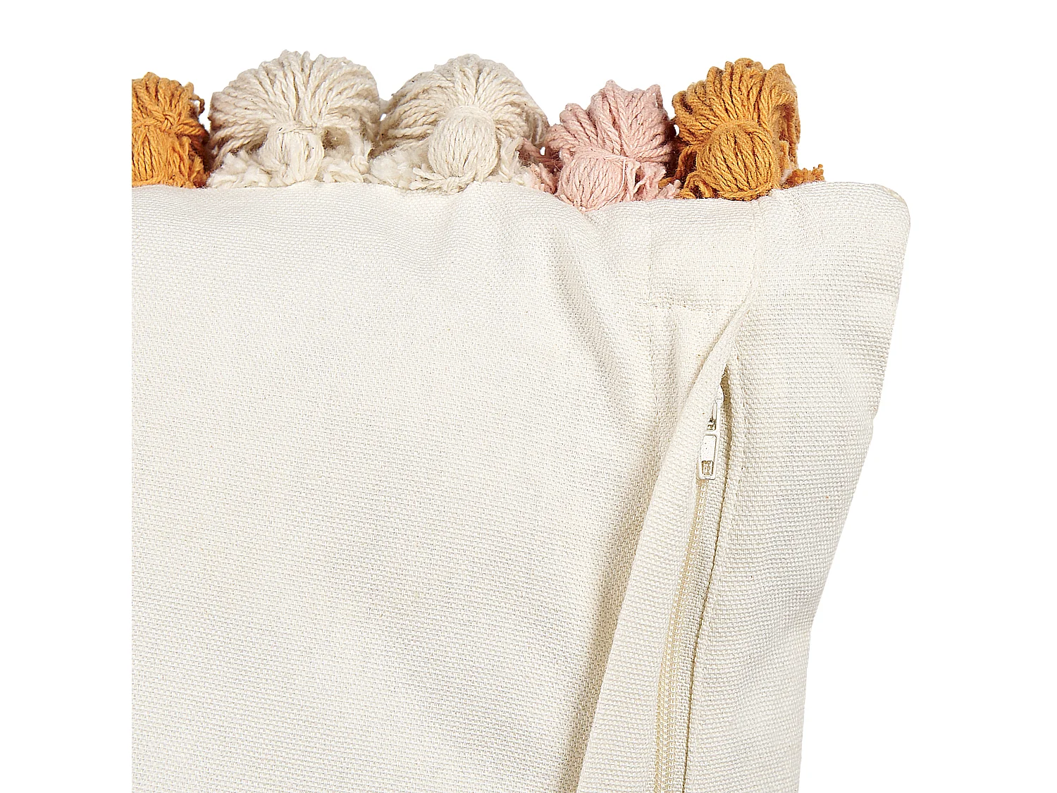 Conjunto de 2 almofadas decorativas LABLAB Algodão 45 x 45 cm Multicolor Padrão geométrico