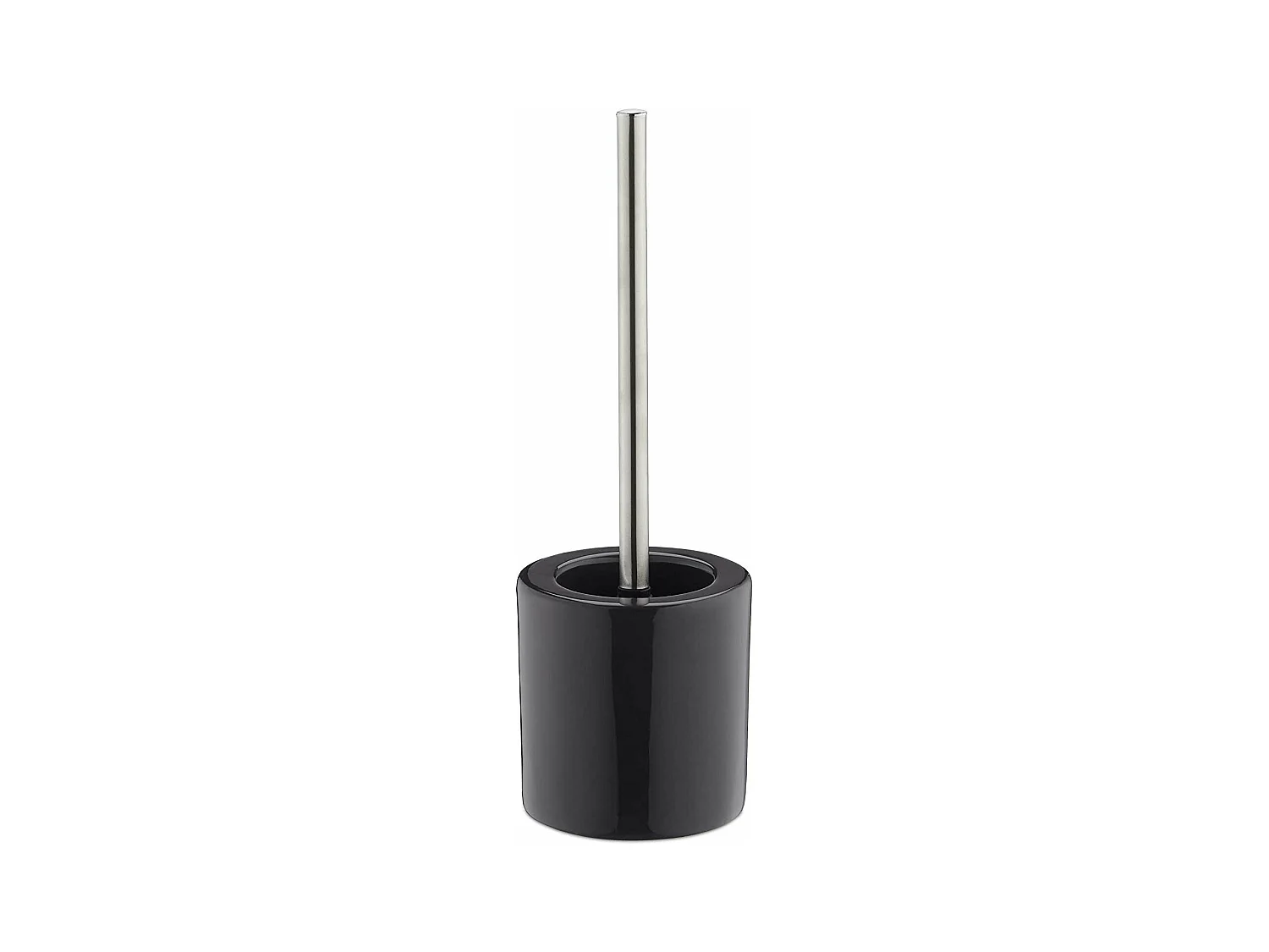 Porte brosse WC céramique métal grise 12.5 x 12.5 x 38.5 cm 13_0002143