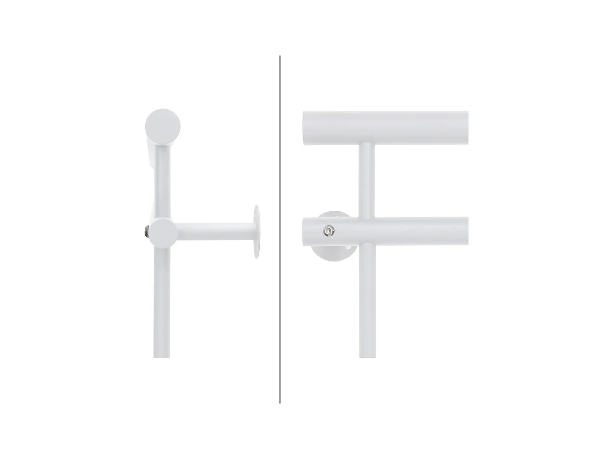 Garde-corps balcon à la francaise appui rambarde blanc 225 x 90 cm ECD Germany