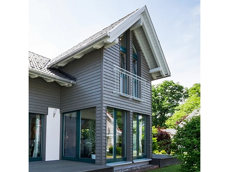 Garde-corps balcon à la francaise appui rambarde blanc 225 x 90 cm ECD Germany