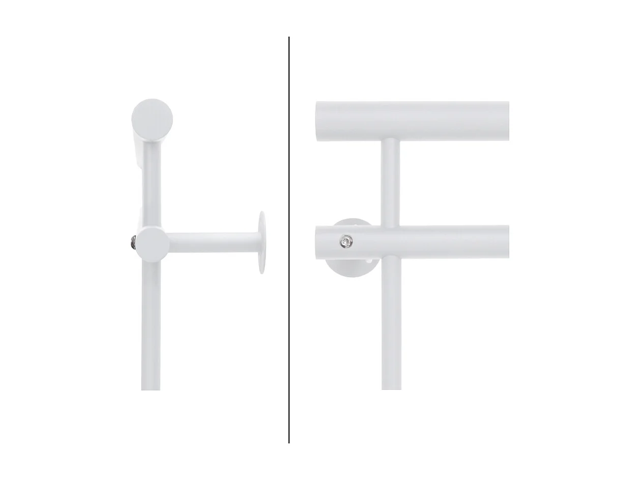 Garde-corps balcon à la francaise appui rambarde blanc 225 x 90 cm ECD Germany