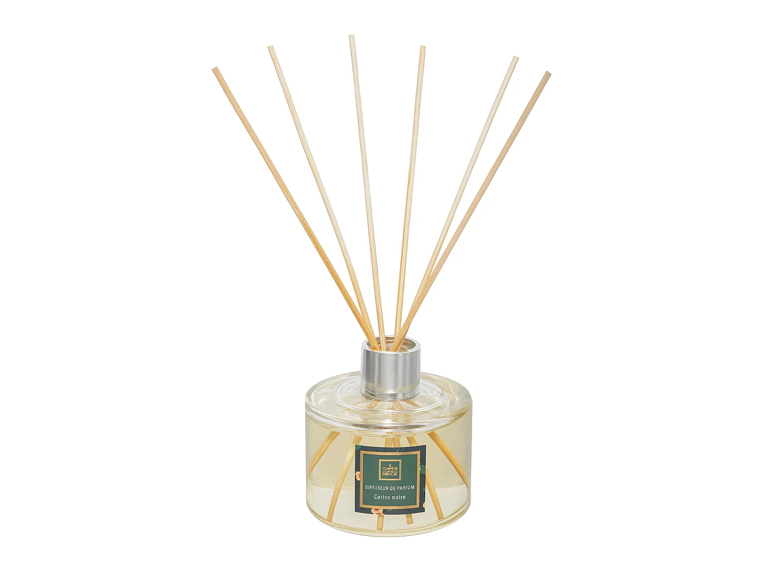 Diffuseur de parfum Cerise noire 200 ml avec 6 Bâtonnets