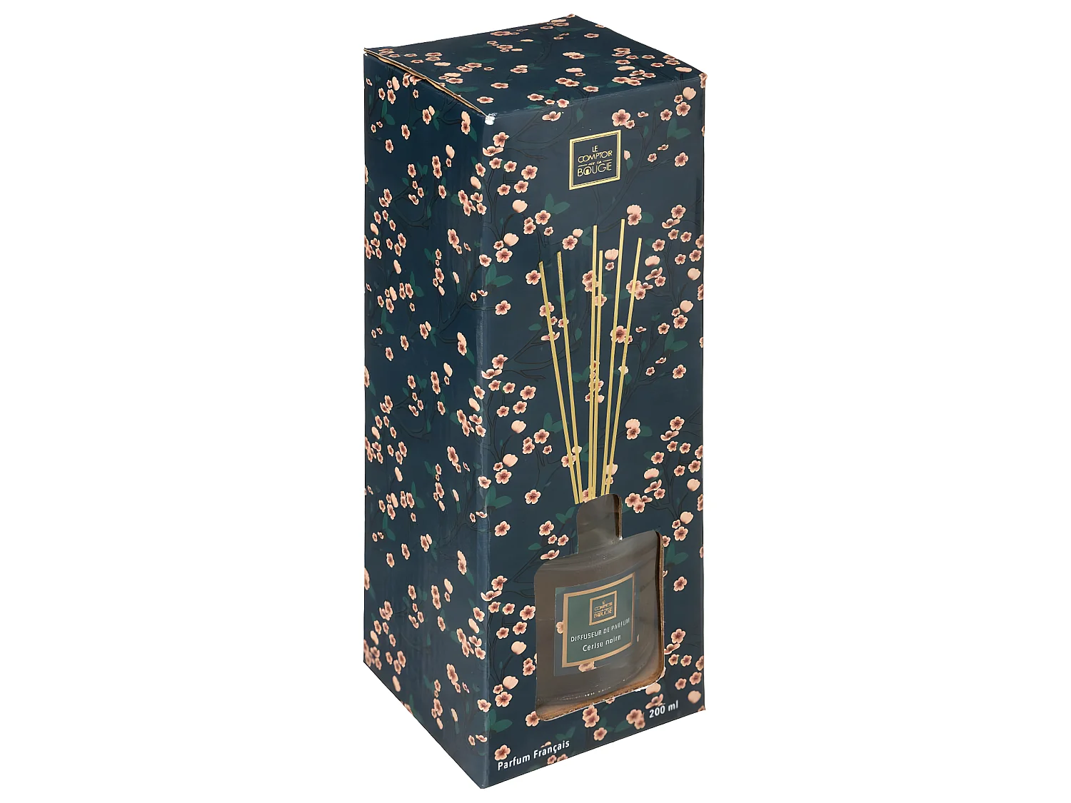 Diffuseur de parfum Cerise noire 200 ml avec 6 Bâtonnets