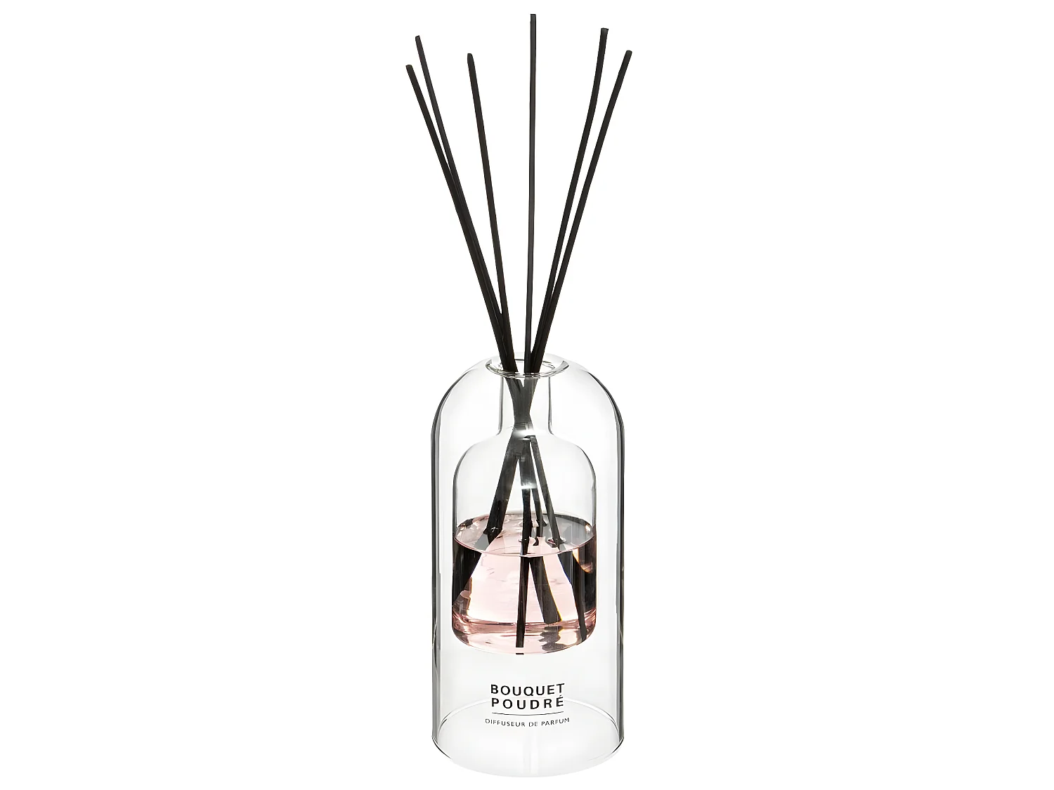 Diffuseur de Parfum Bouquet poudré 150 ml avec 6 Bâtonnets
