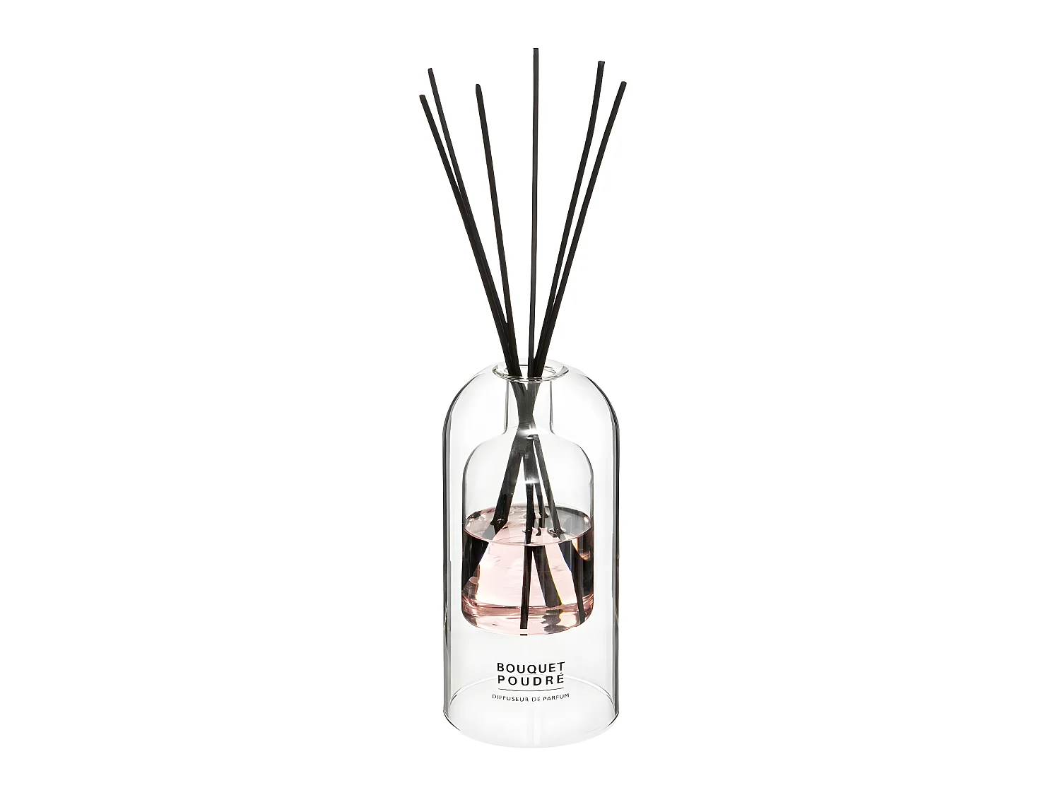 Diffuseur de Parfum Bouquet poudré 150 ml avec 6 Bâtonnets