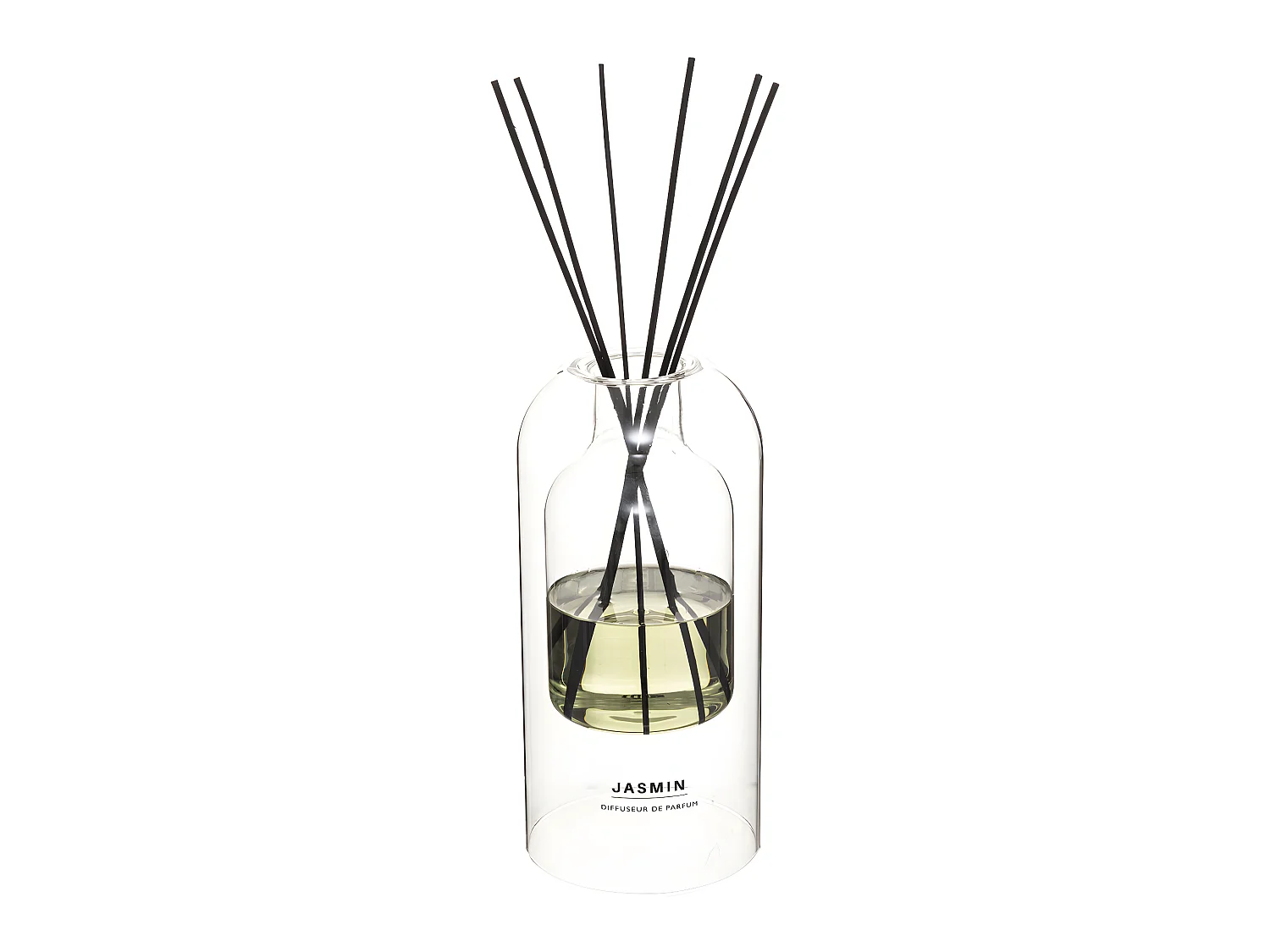 Diffuseur de Parfum Jasmin 500 ml avec 6 Bâtonnets