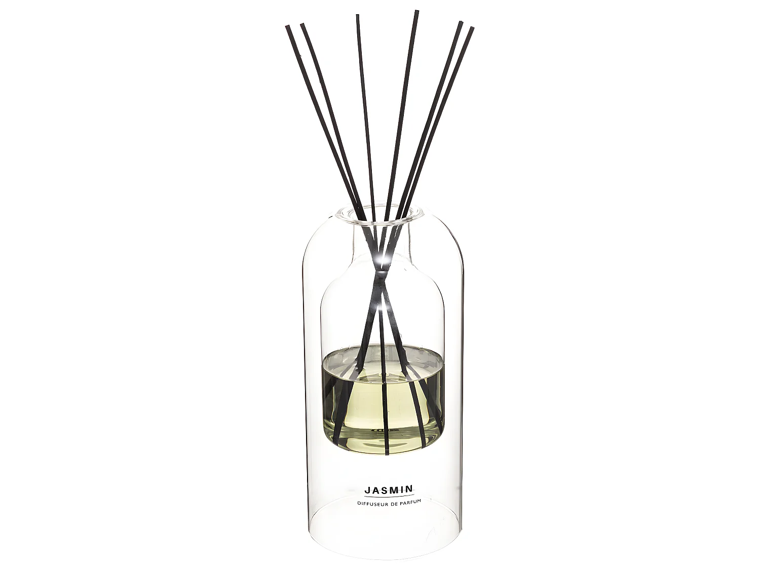 Diffuseur de Parfum Jasmin 500 ml avec 6 Bâtonnets