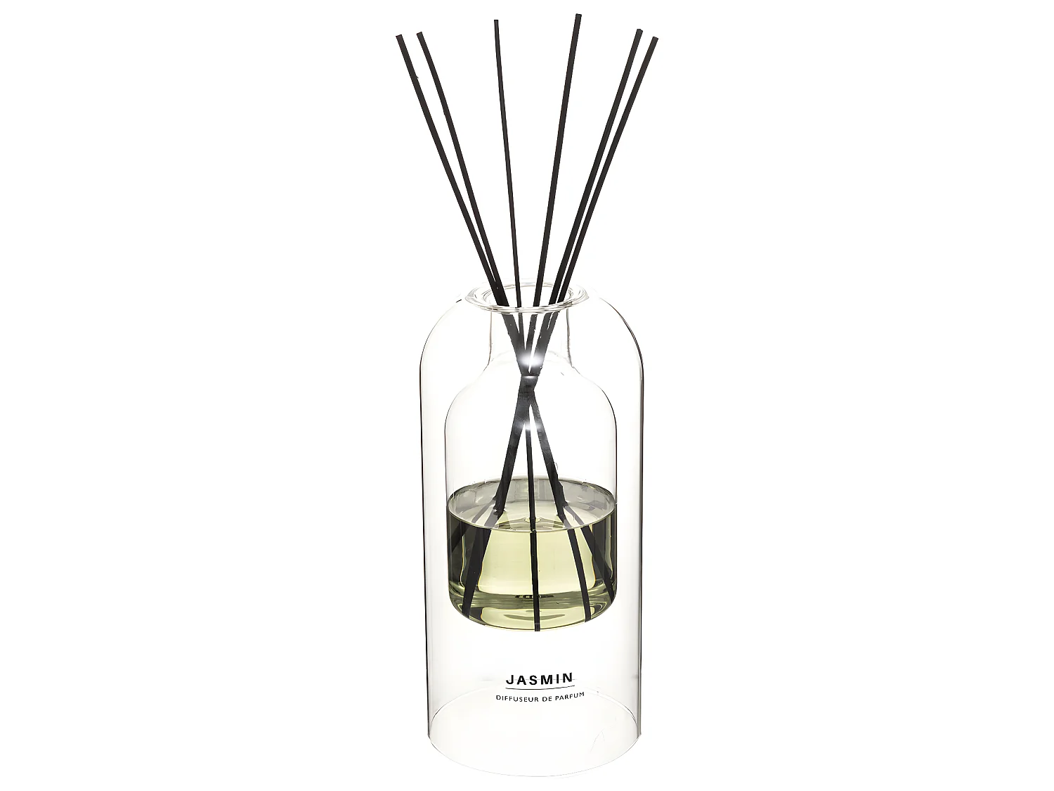 Diffuseur de Parfum Jasmin 500 ml avec 6 Bâtonnets