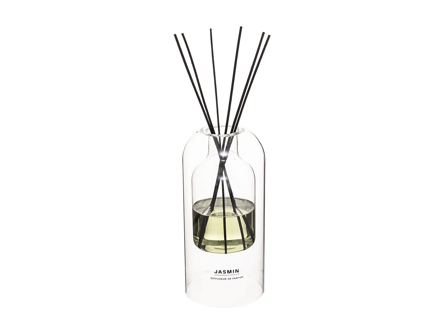 Diffuseur de Parfum Jasmin 500 ml avec 6 Bâtonnets