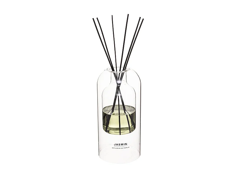 Diffuseur de Parfum Jasmin 500 ml avec 6 Bâtonnets
