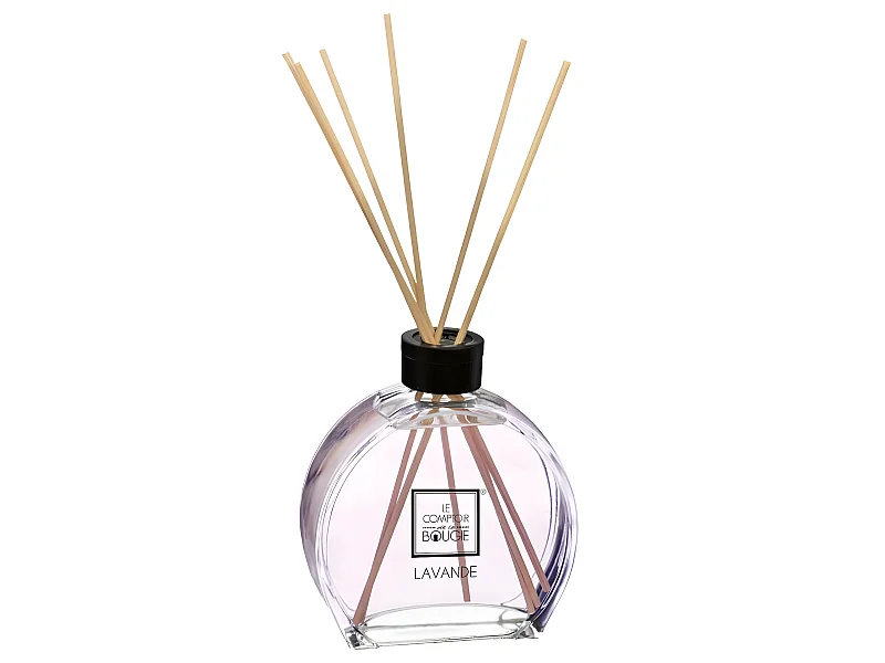 Diffuseur de parfum Lavande 100 ml avec 6 Bâtonnets