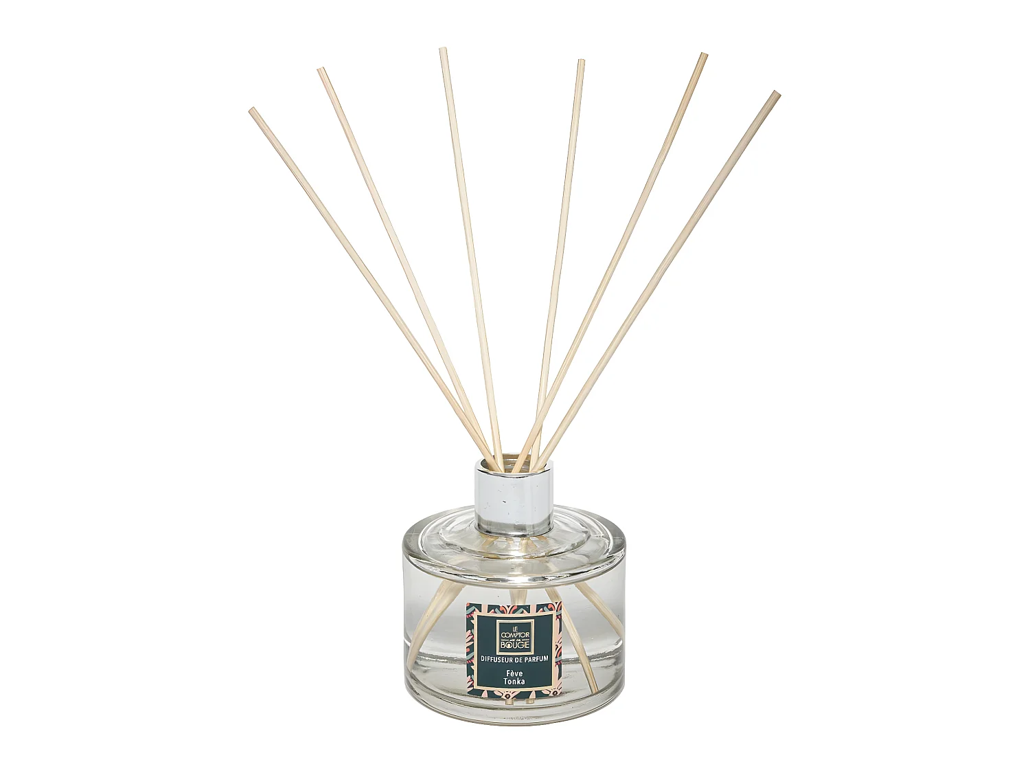 Diffuseur de parfum Fève Tonka 200 ml avec 6 Bâtonnets