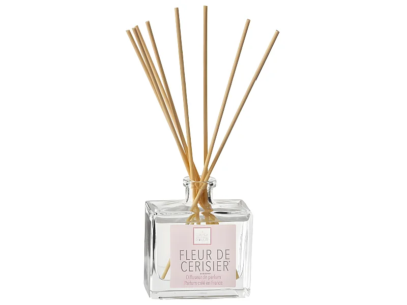 Diffuseur de parfum Fleur de cerisier 160 ml avec 8 Bâtonnets