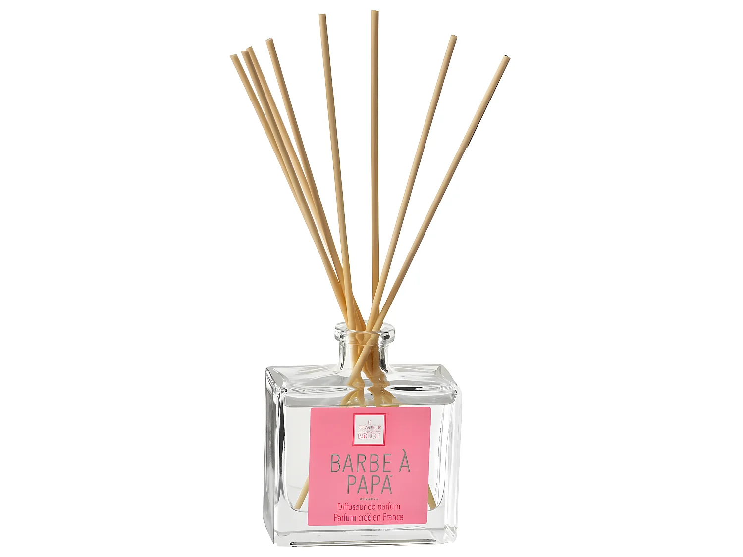 Diffuseur de parfum Barbe à papa 160 ml avec 8 Bâtonnets