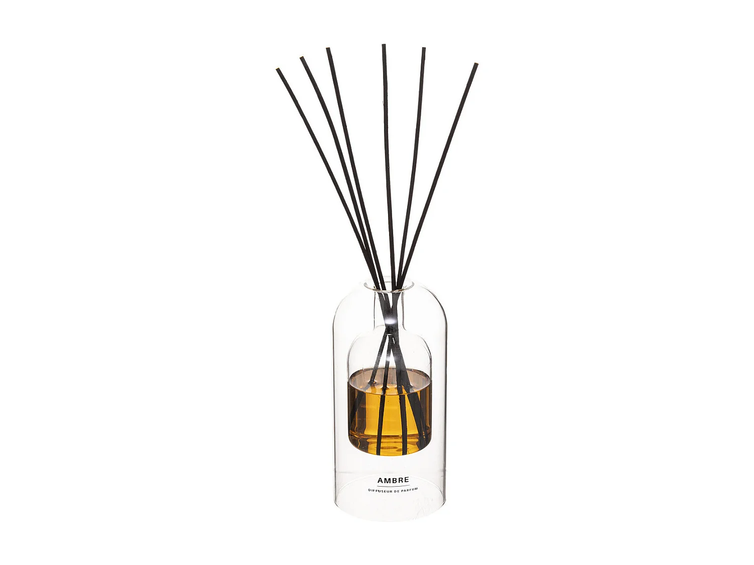 Diffuseur de Parfum Ambre 150 ml avec 6 Bâtonnets