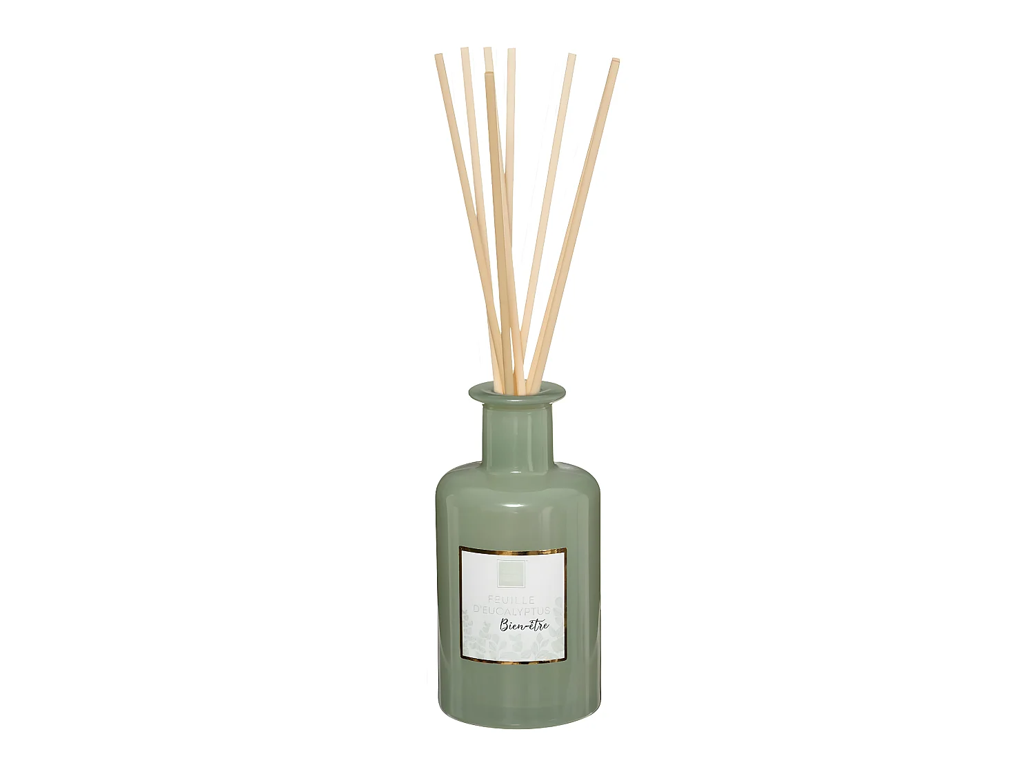 Diffuseur de parfum Eucalyptus 200 ml avec 8 Bâtonnets en rotin