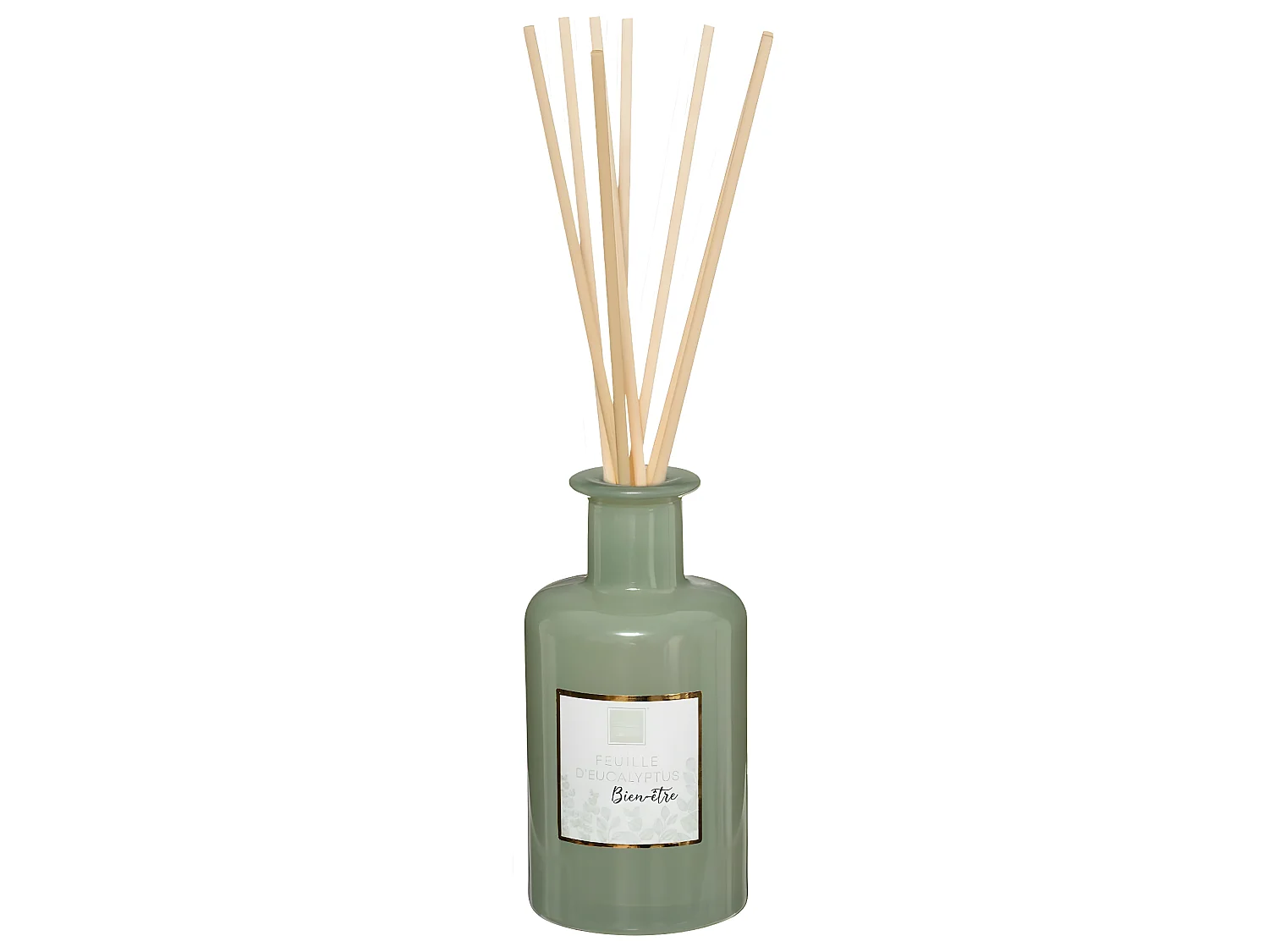 Diffuseur de parfum Eucalyptus 200 ml avec 8 Bâtonnets en rotin