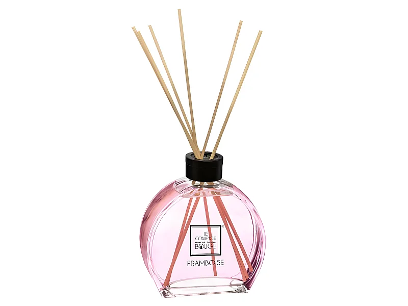 Diffuseur de parfum Framboise 50 ml avec 6 Bâtonnets