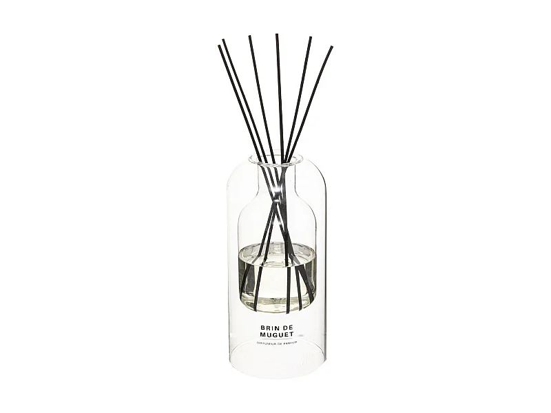 Diffuseur de Parfum Brin de muguet 500 ml avec 6 Bâtonnets