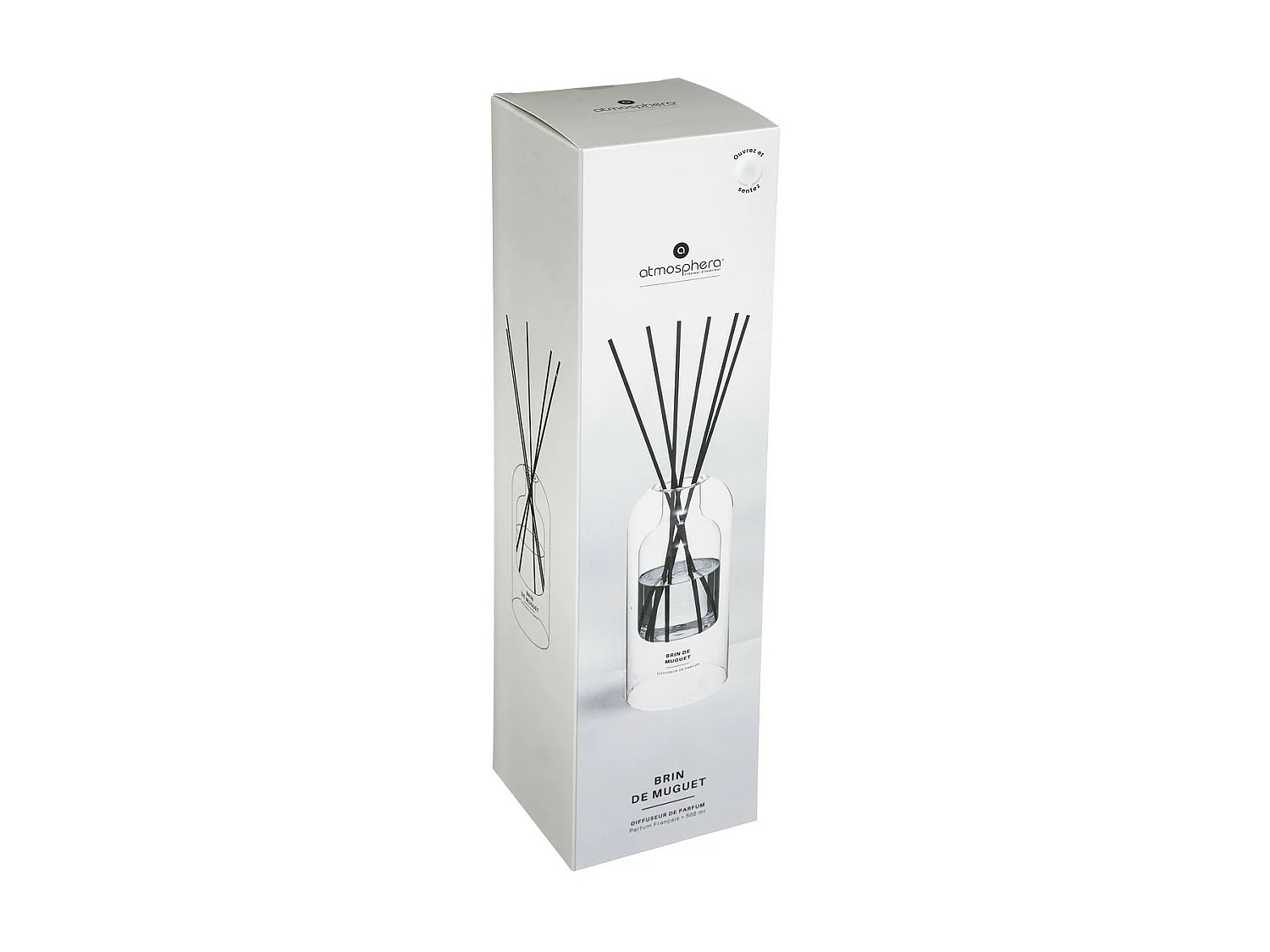 Diffuseur de Parfum Brin de muguet 500 ml avec 6 Bâtonnets