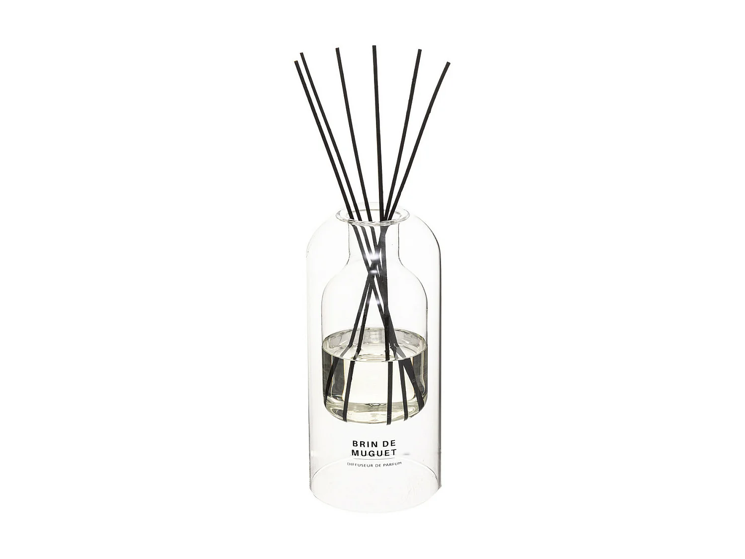 Diffuseur de Parfum Brin de muguet 500 ml avec 6 Bâtonnets