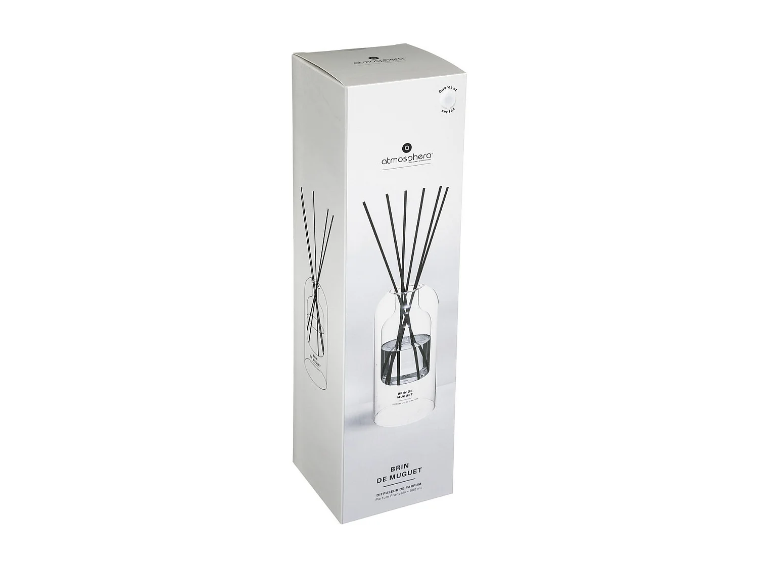 Diffuseur de Parfum Brin de muguet 500 ml avec 6 Bâtonnets