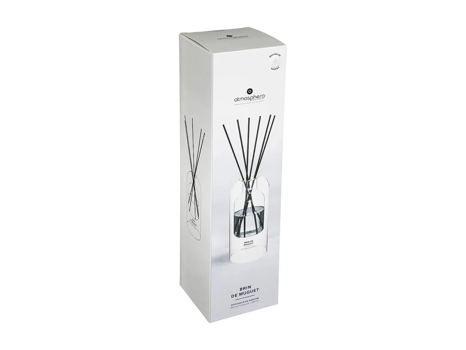Diffuseur de Parfum Brin de muguet 500 ml avec 6 Bâtonnets