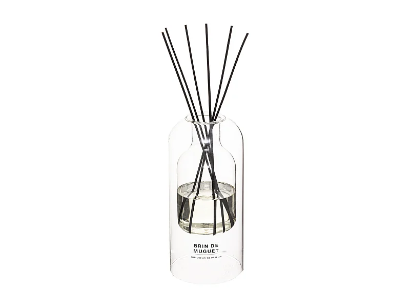Diffuseur de Parfum Brin de muguet 500 ml avec 6 Bâtonnets