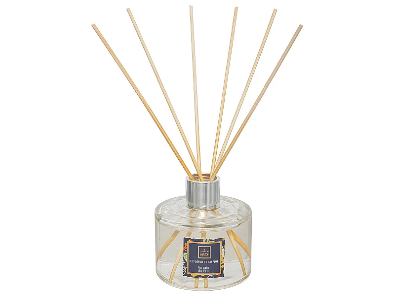 Diffuseur de parfum Au coin du feu 200 ml avec 6 Bâtonnets