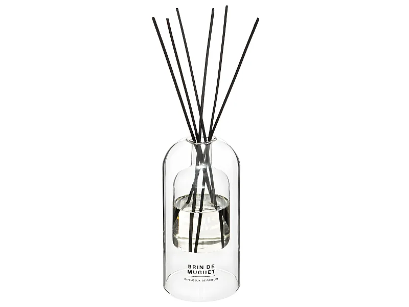 Diffuseur de Parfum Brin de Muguet 150 ml avec 6 Bâtonnets