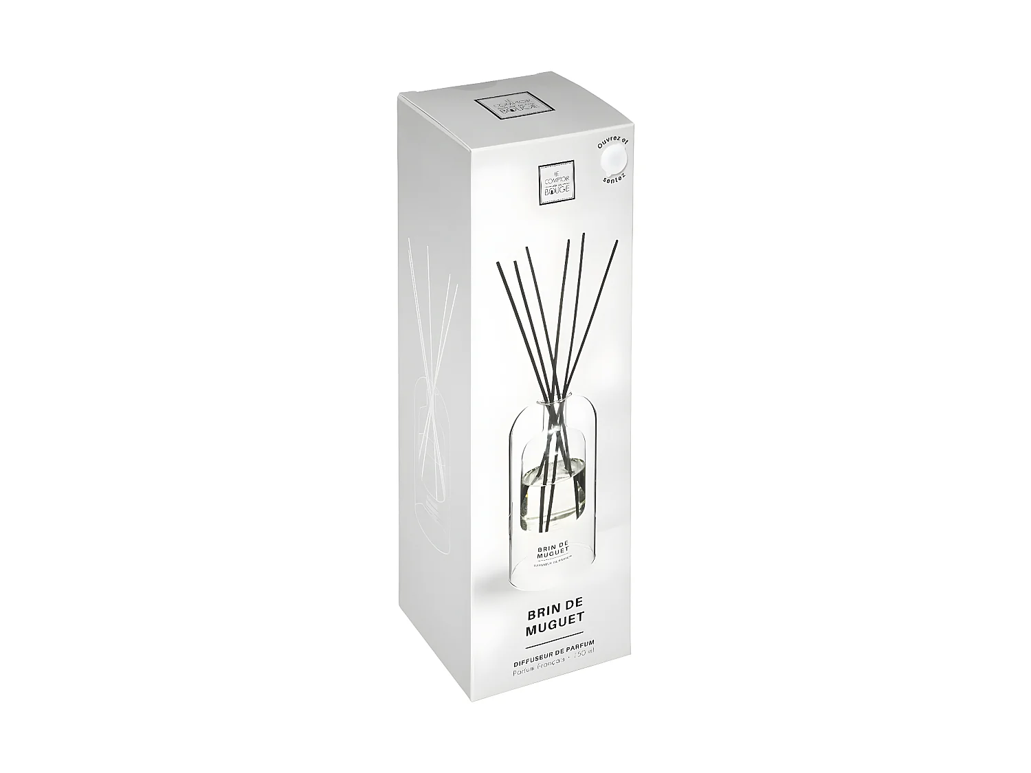 Diffuseur de Parfum Brin de Muguet 150 ml avec 6 Bâtonnets