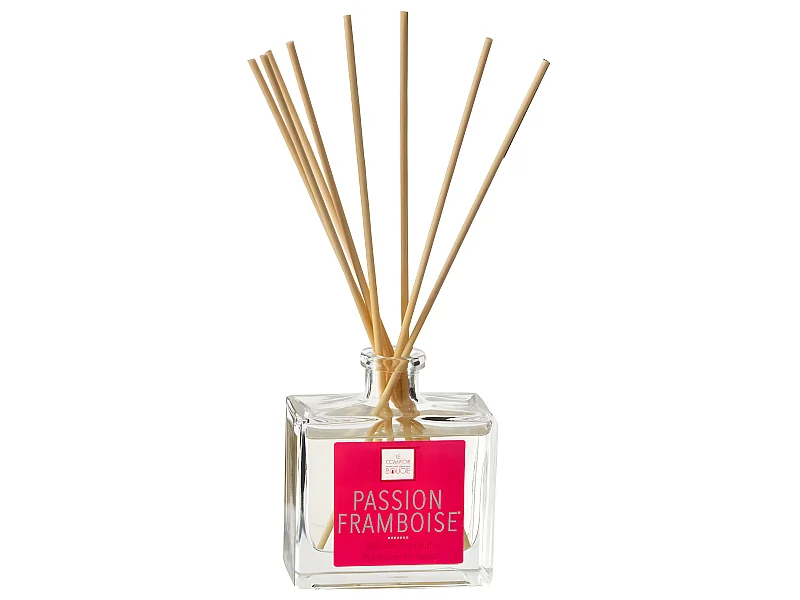 Diffuseur de parfum Framboise  160 ml avec 8 Bâtonnets