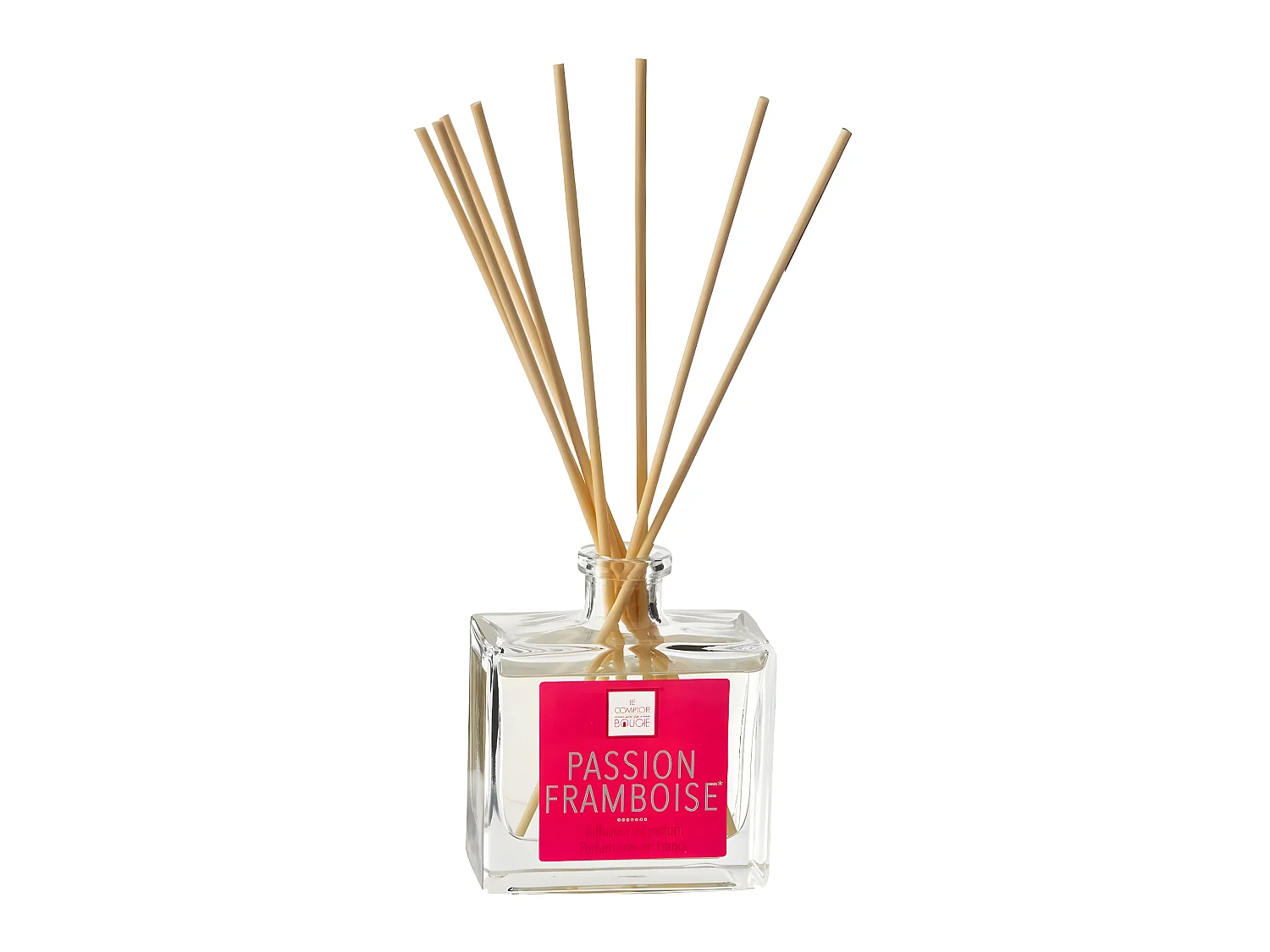 Diffuseur de parfum Framboise  160 ml avec 8 Bâtonnets