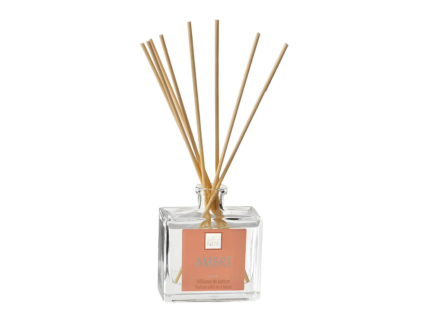 Diffuseur de parfum Ambre 160 ml avec 8 Bâtonnets
