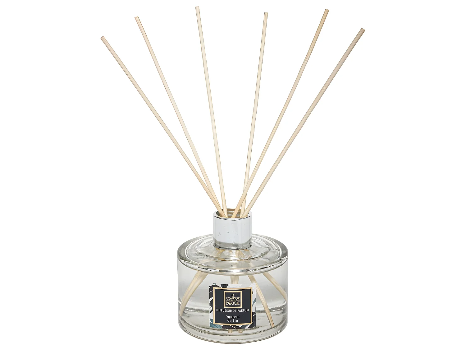 Diffuseur de parfum Douceur de lin 200 ml avec 6 Bâtonnets