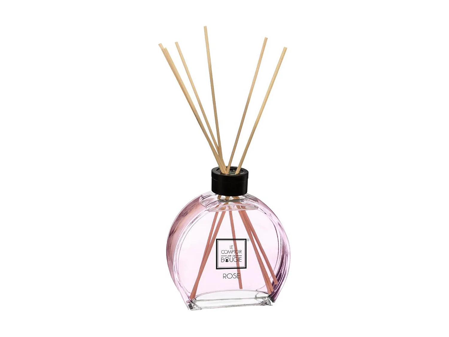 Diffuseur de parfum Rose 100 ml avec 6 Bâtonnets