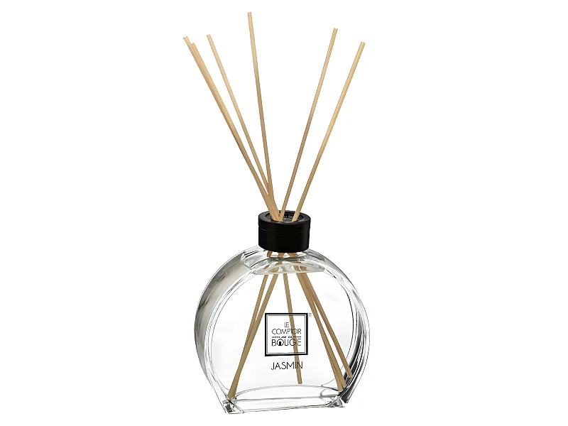 Diffuseur de parfum Jasmin 50 ml avec 6 Bâtonnets