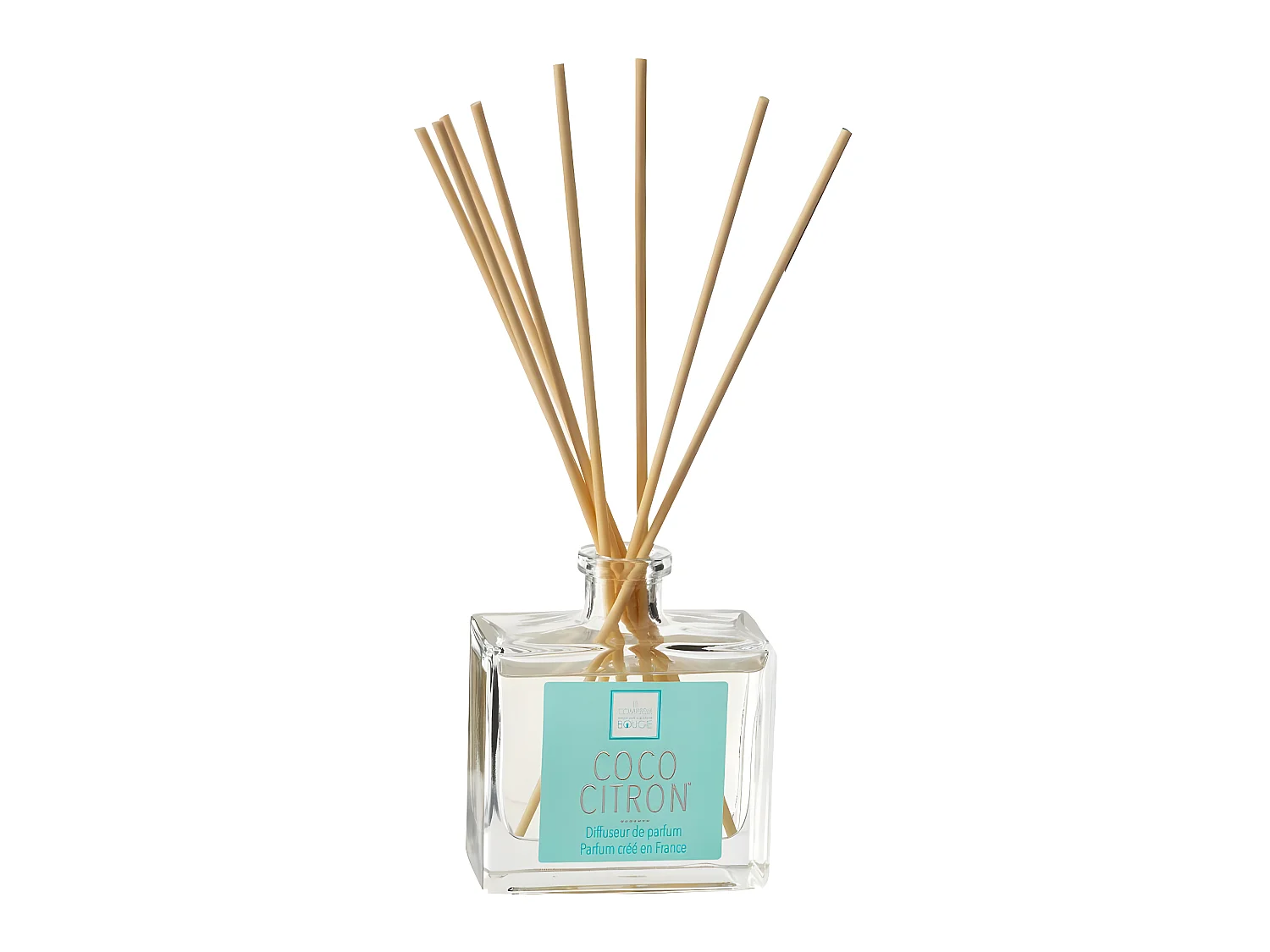 Diffuseur de parfum Coco Citron 160 ml avec 8 Bâtonnets