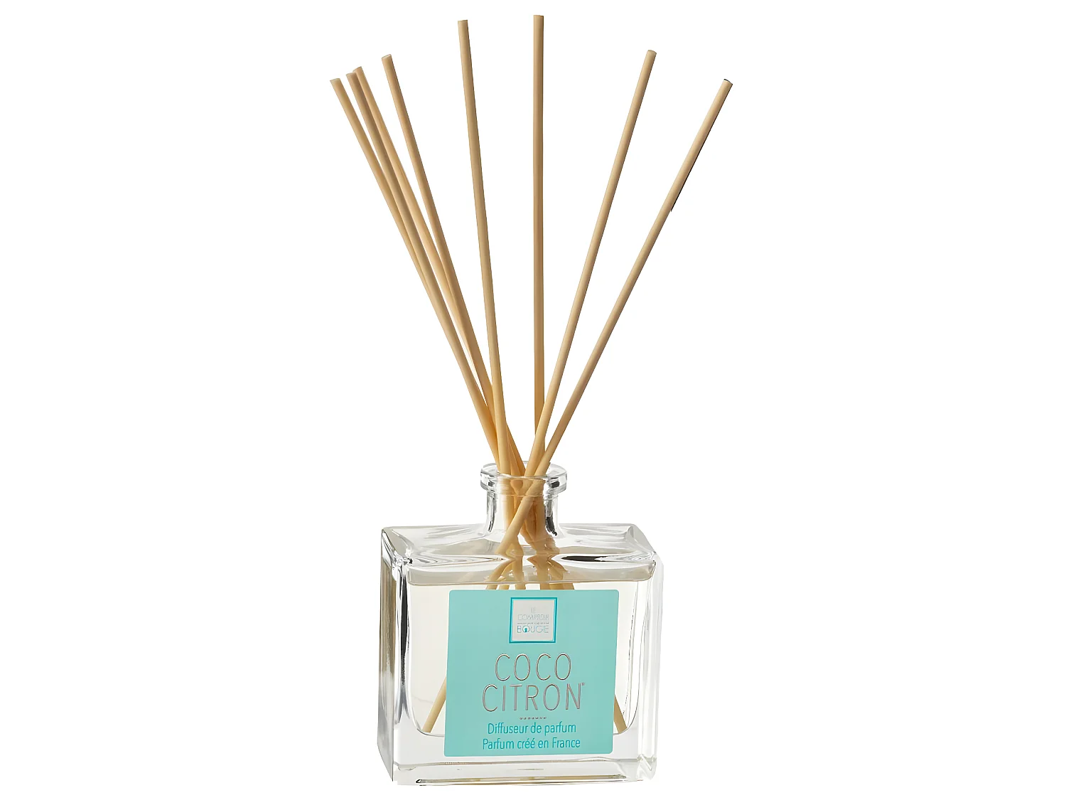 Diffuseur de parfum Coco Citron 160 ml avec 8 Bâtonnets
