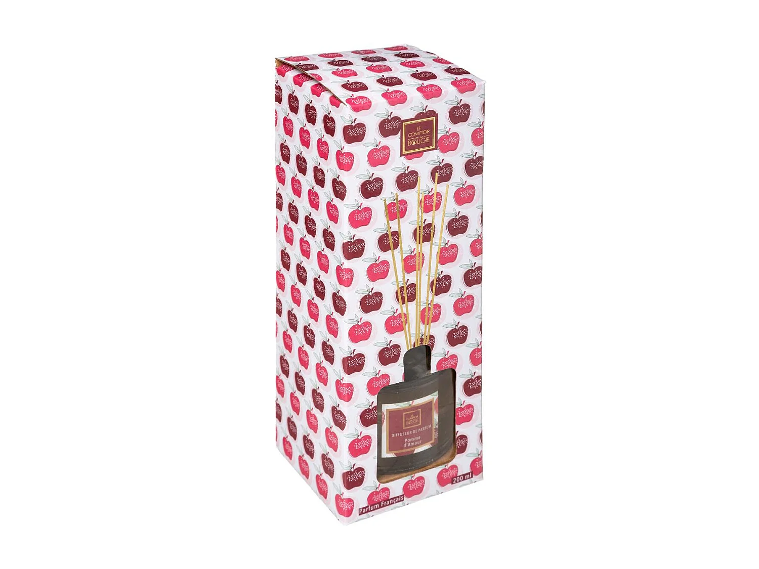 Diffuseur de parfum Orange cannelle 200 ml avec 6 Bâtonnets