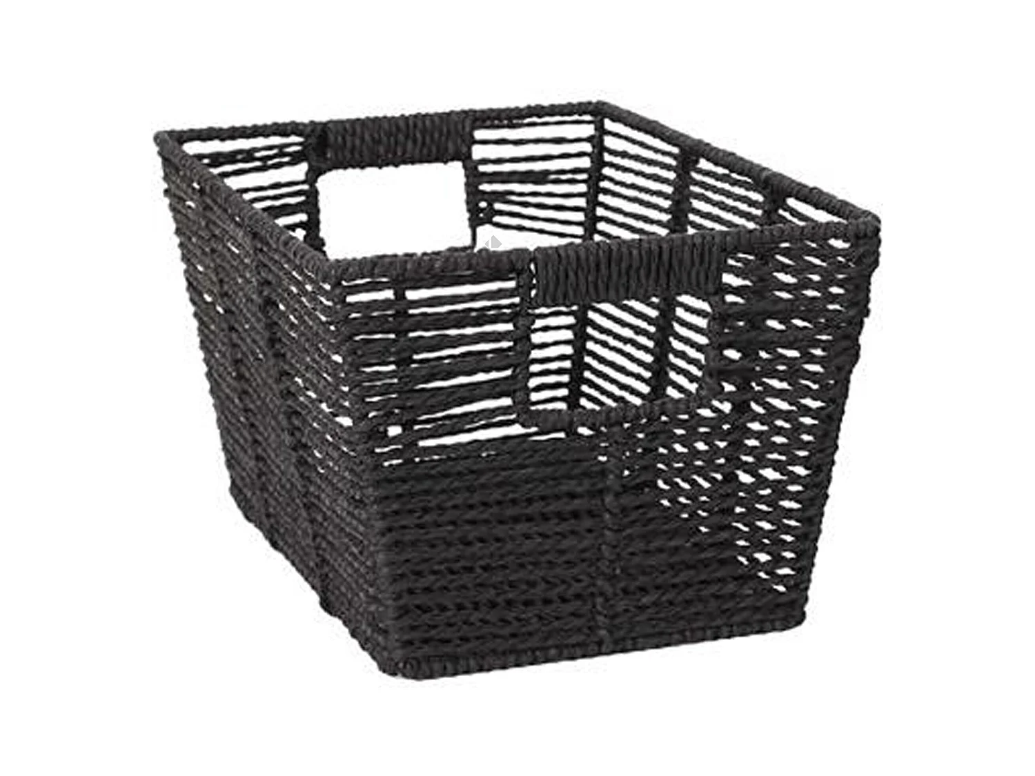 Panier de rangement 30x20x15 cm FOREST noir