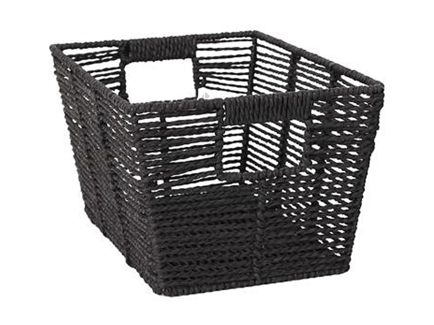 Panier de rangement 30x20x15 cm FOREST noir