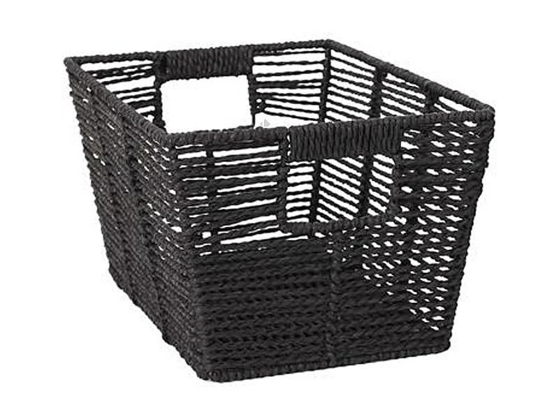 Panier de rangement 30x20x15 cm FOREST noir