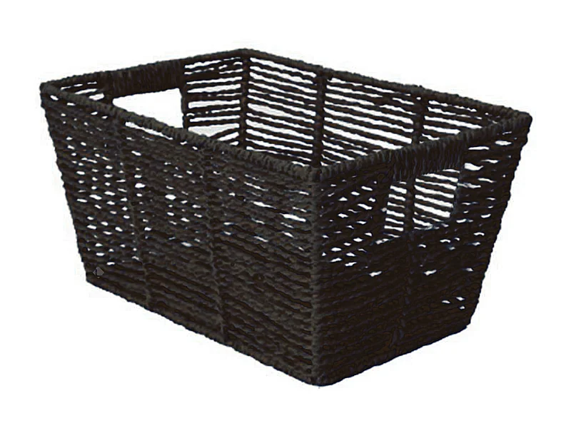 Panier de rangement 33x22x17 cm FOREST noir