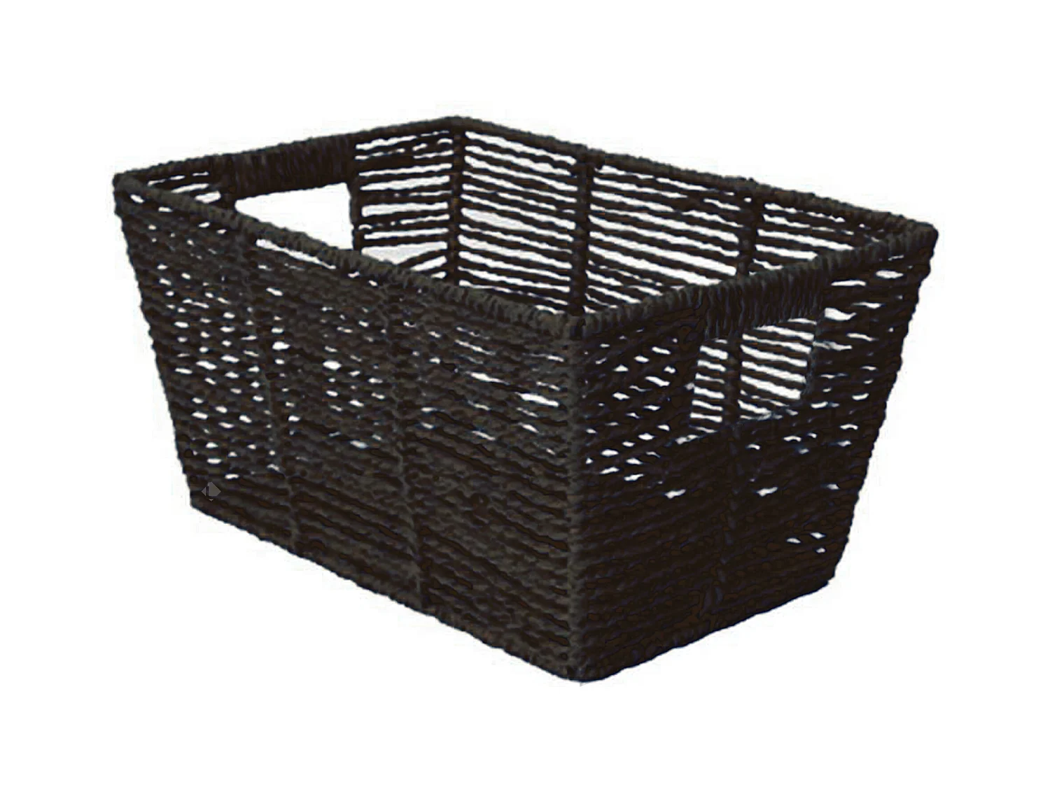 Panier de rangement 33x22x17 cm FOREST noir