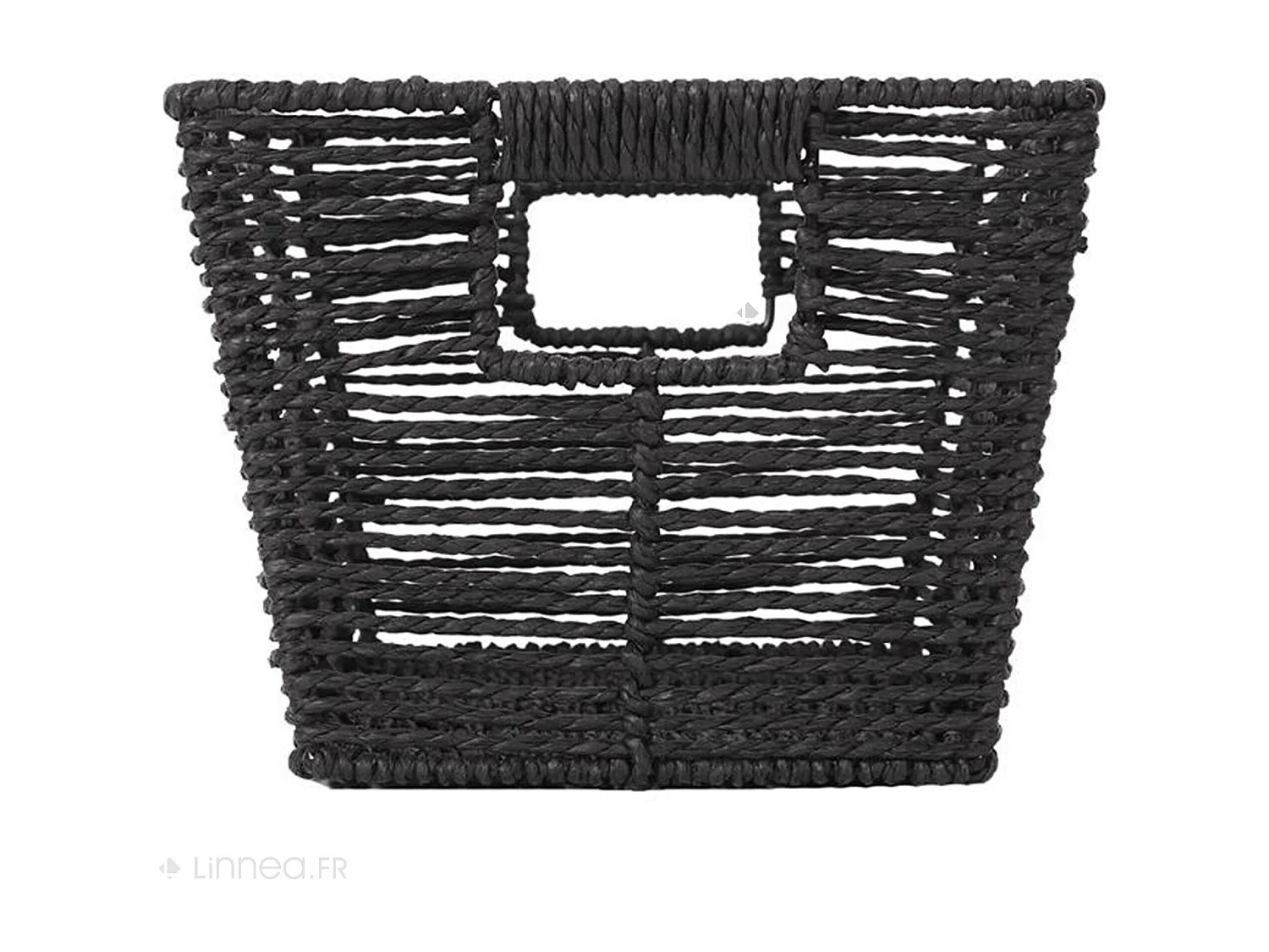 Panier de rangement 33x22x17 cm FOREST noir